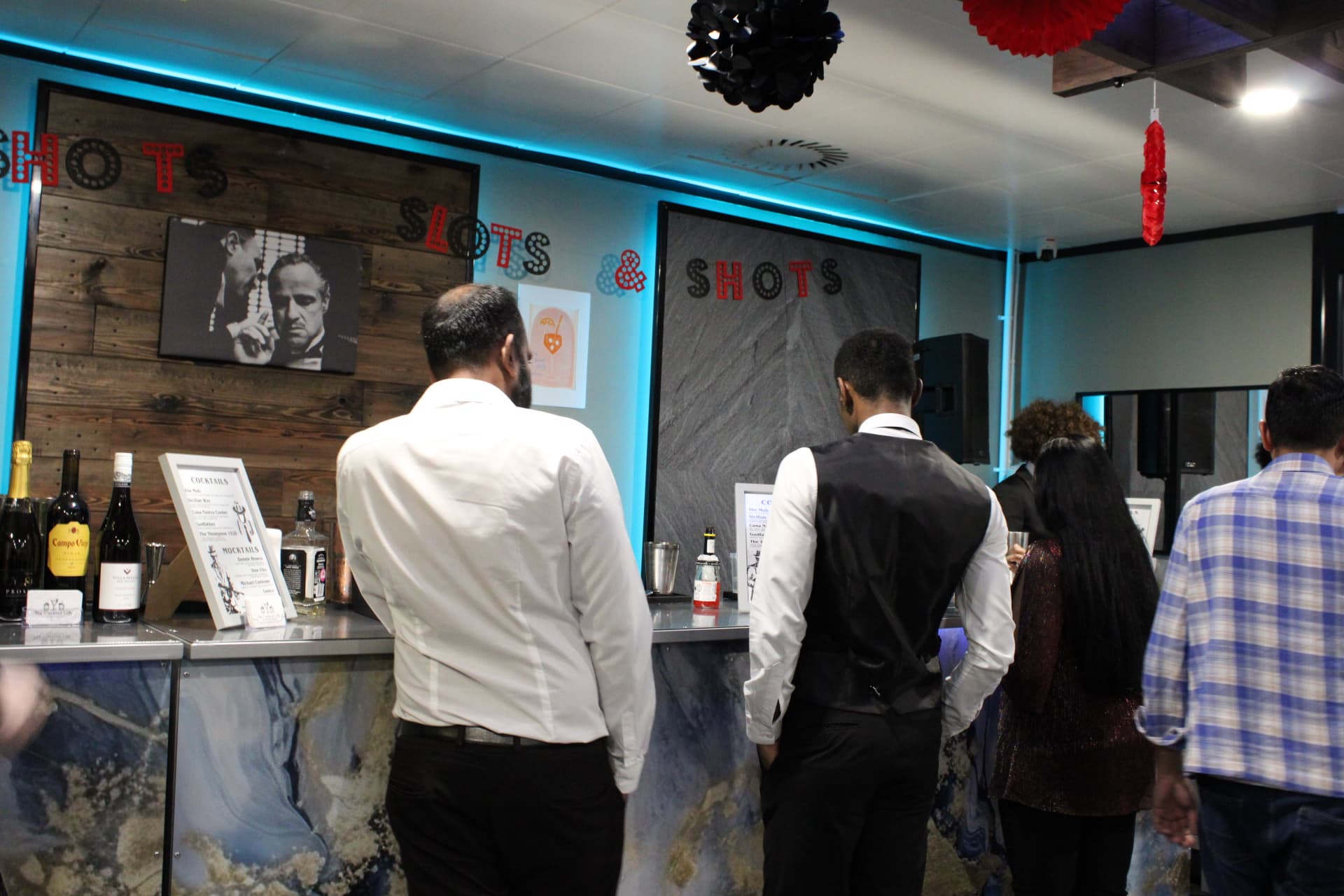 Elegant Marble Mobile Cocktail Bar Hire