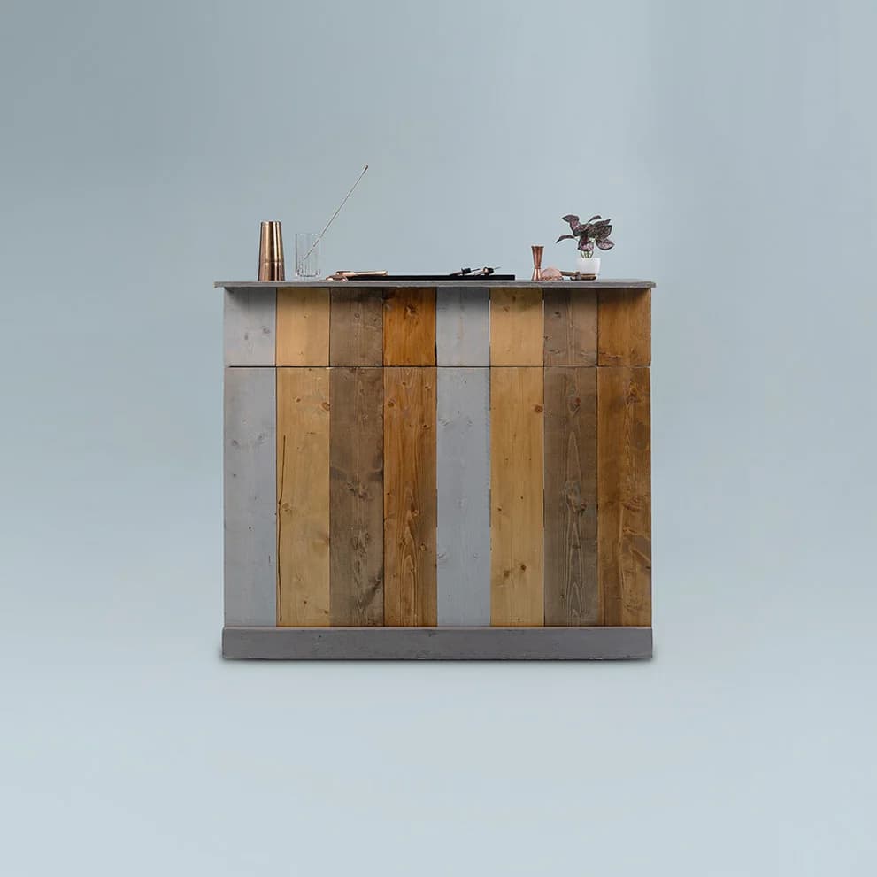 Pastel Rustic Mobile Cocktail Bar Hire