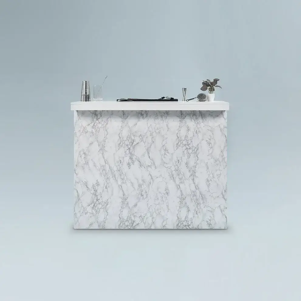 Italian Marble Mobile Cocktail Bar Hire