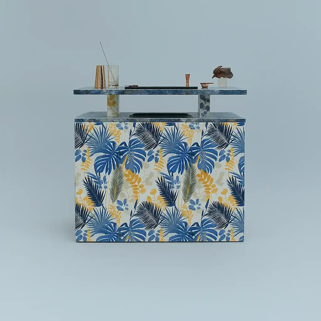 Tropical Chic Mobile Cocktail Bar Hire