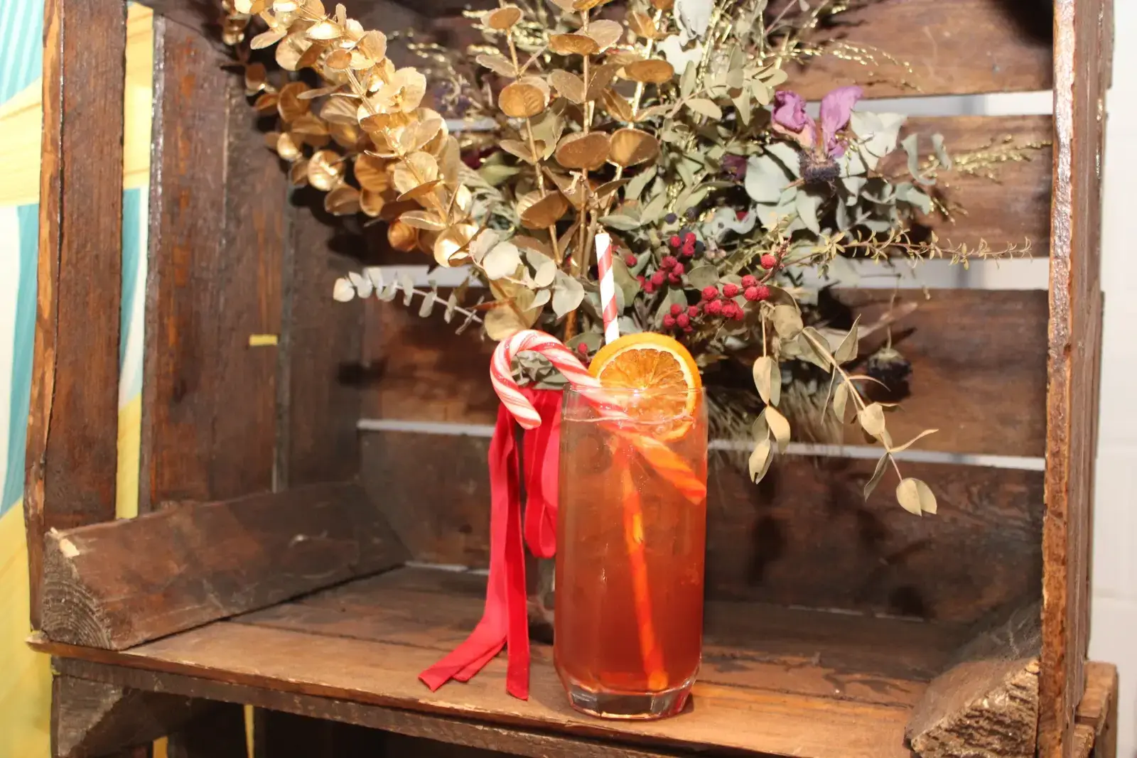 Christmas party custom cocktail service with professional mobile bar hire in London