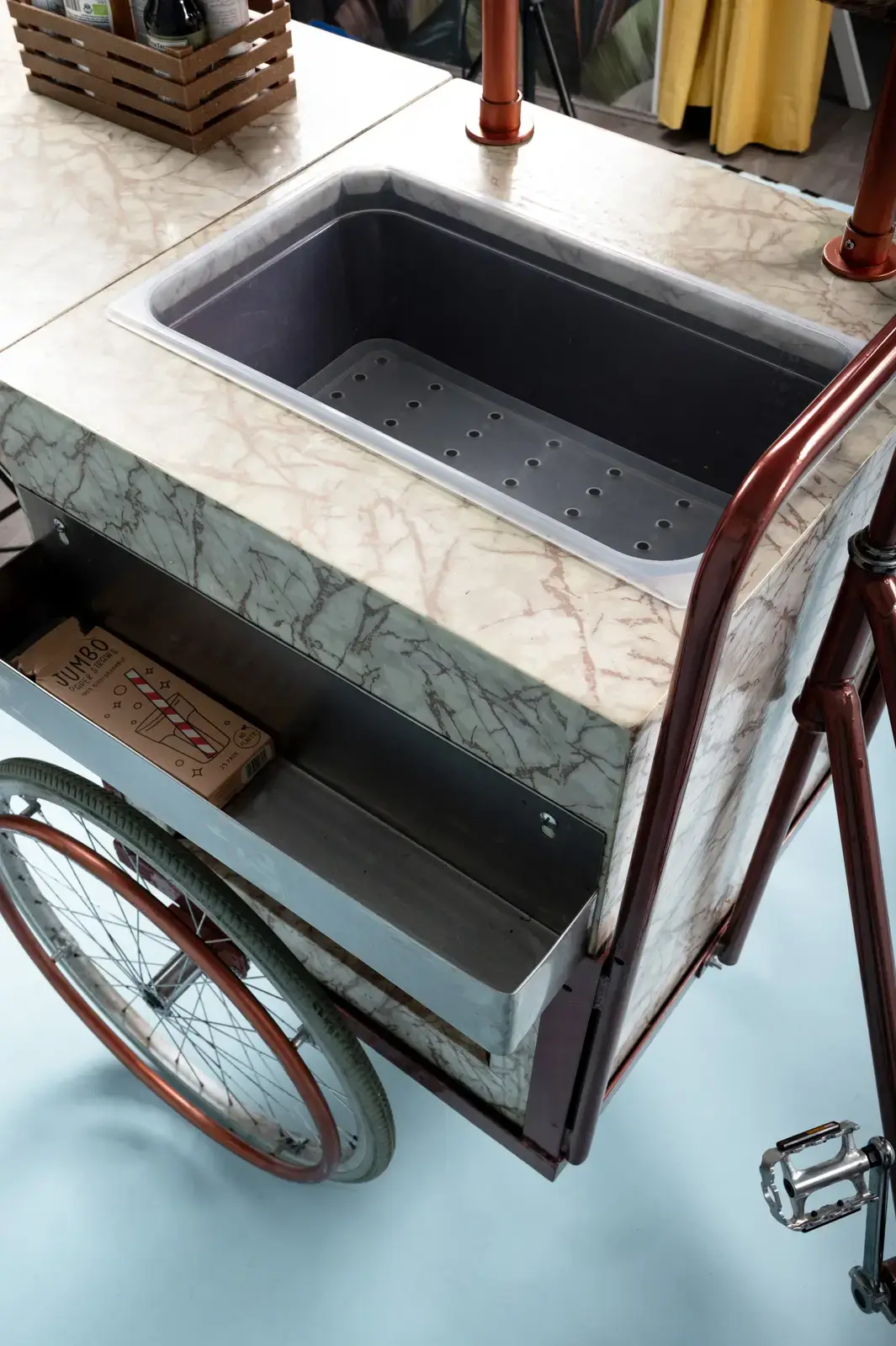 Eye-catching bicycle bar perfect for festivals and creative events in London
