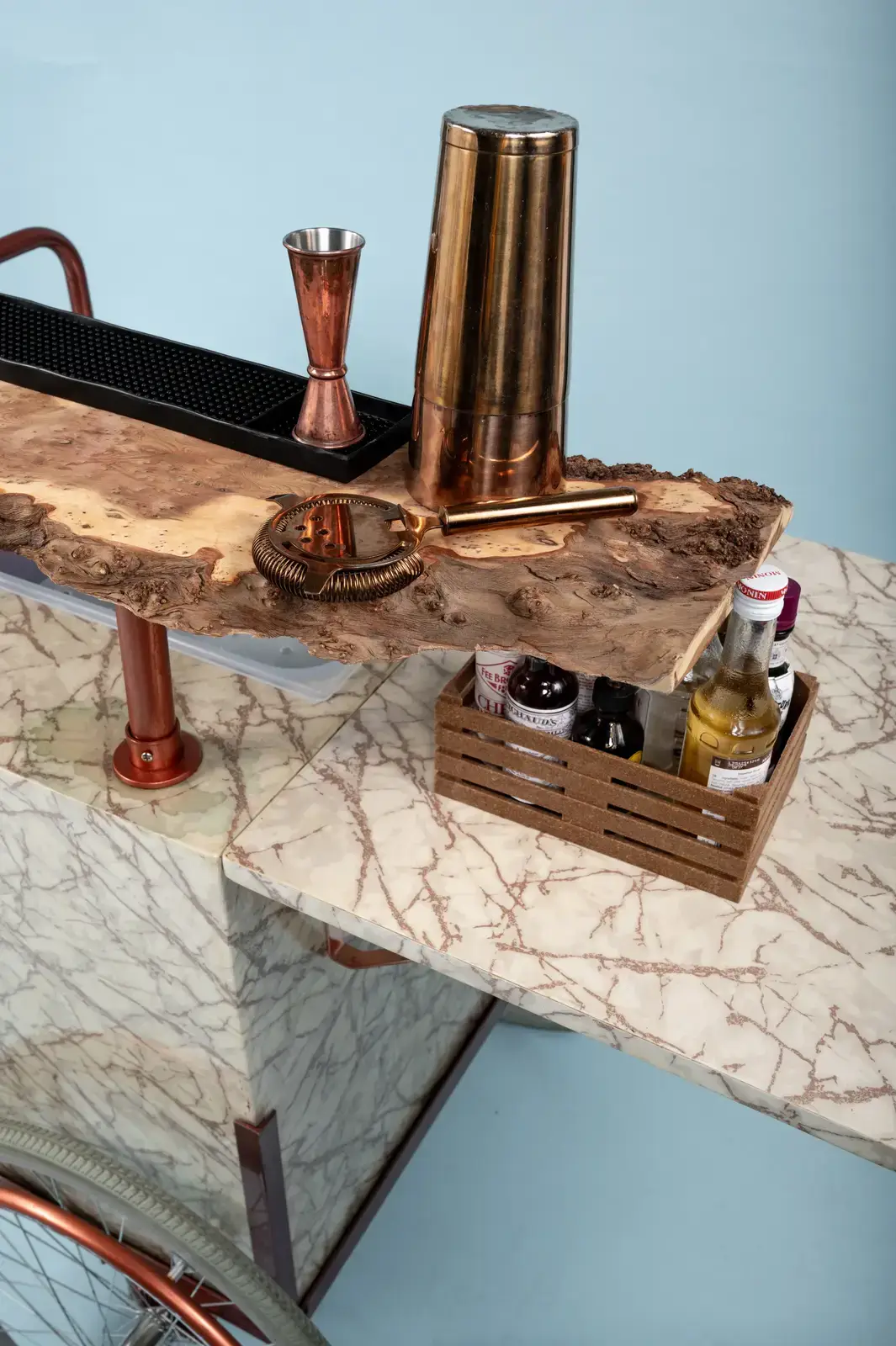Handcrafted bicycle bar offering truly unique cocktail experience in London
