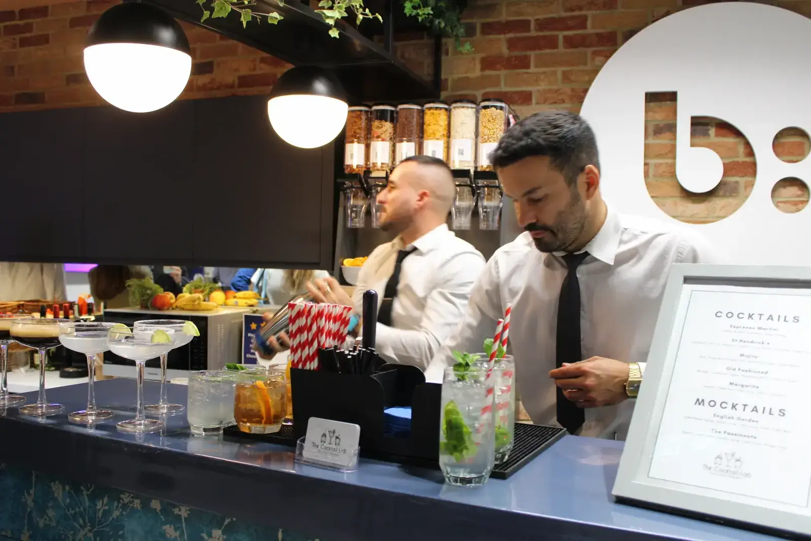 Interactive cocktail making class at stylish boutique bar in London