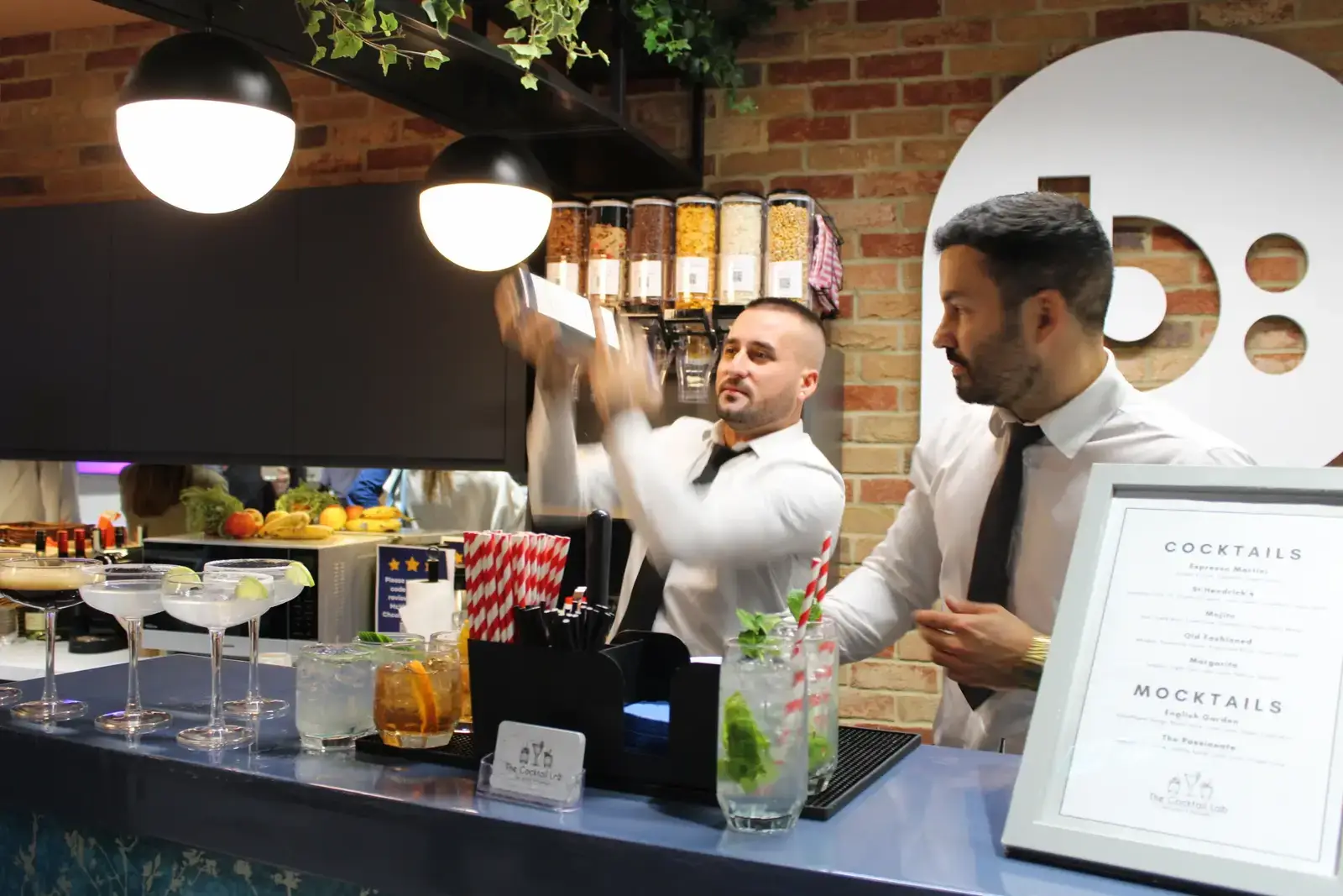 Boutique cocktail bar setup for exclusive Covent Garden event