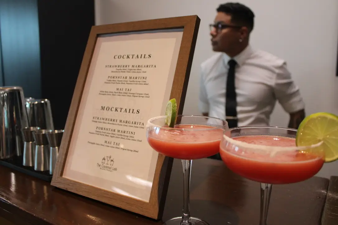 Bespoke rustic bar creating vintage atmosphere for London party hire