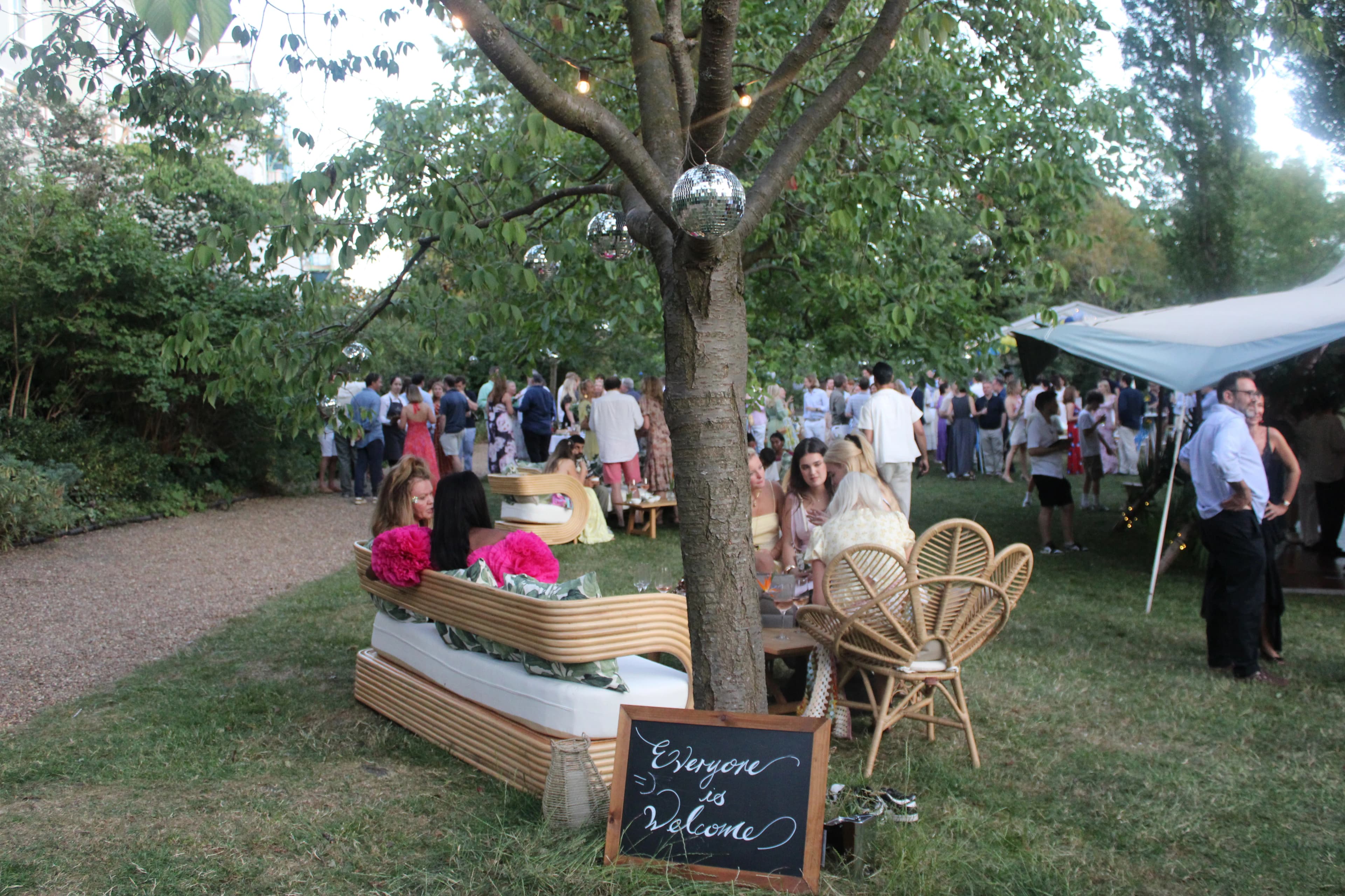 The Cocktail Lab London at a garden party
