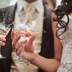 Wedding Cocktail Bar Hire - Bride and Groom