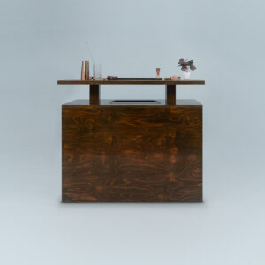 Rustic LED Mobile Cocktail Bar Hire